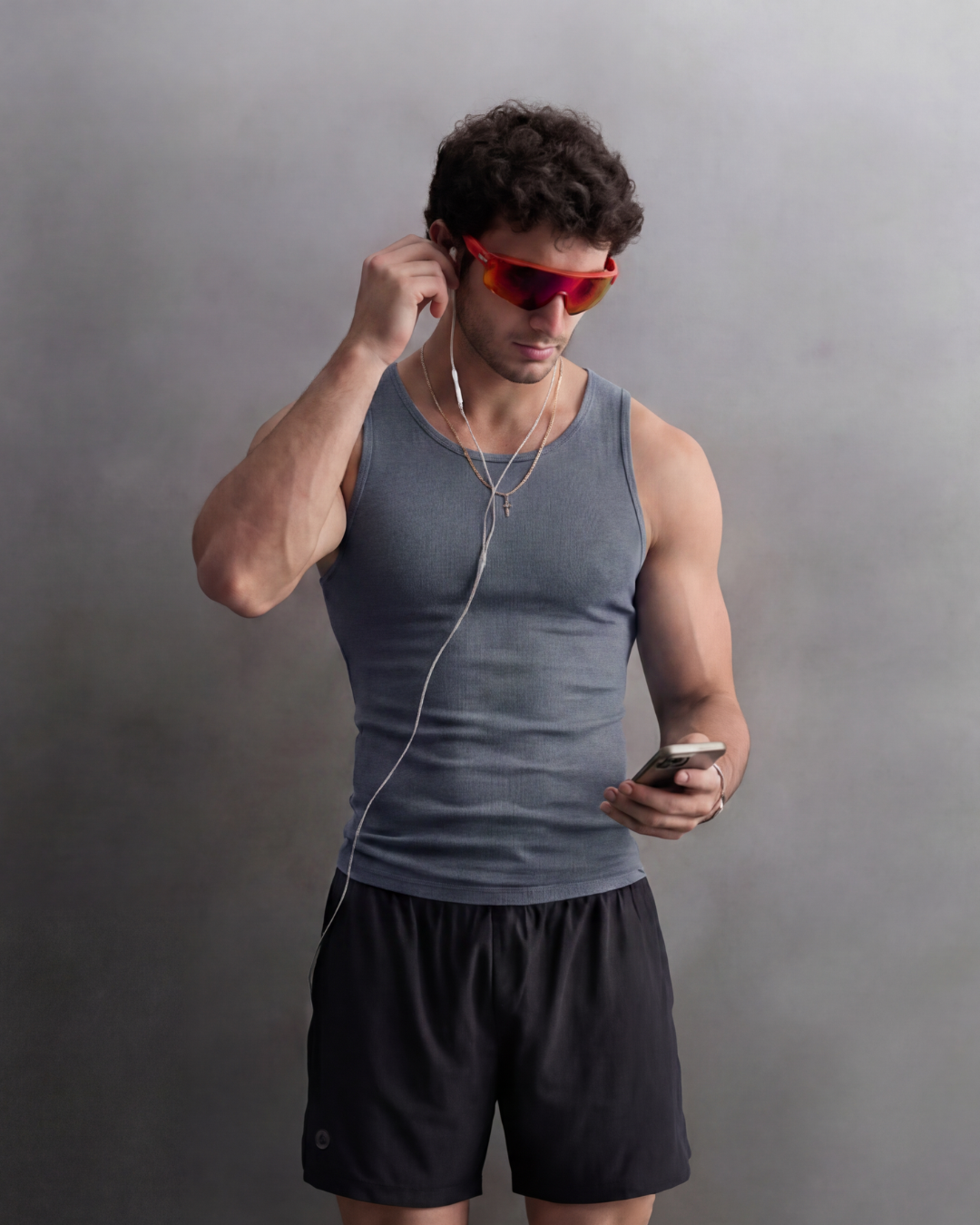 Premium Ultra-Soft Cotton Fitted Tank Men