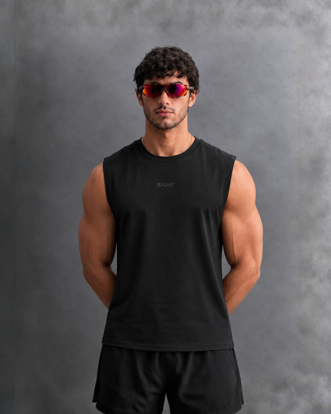Black Sleeveless Tank