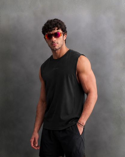 Black Sleeveless Tank