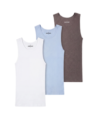 White/Blue/Brown